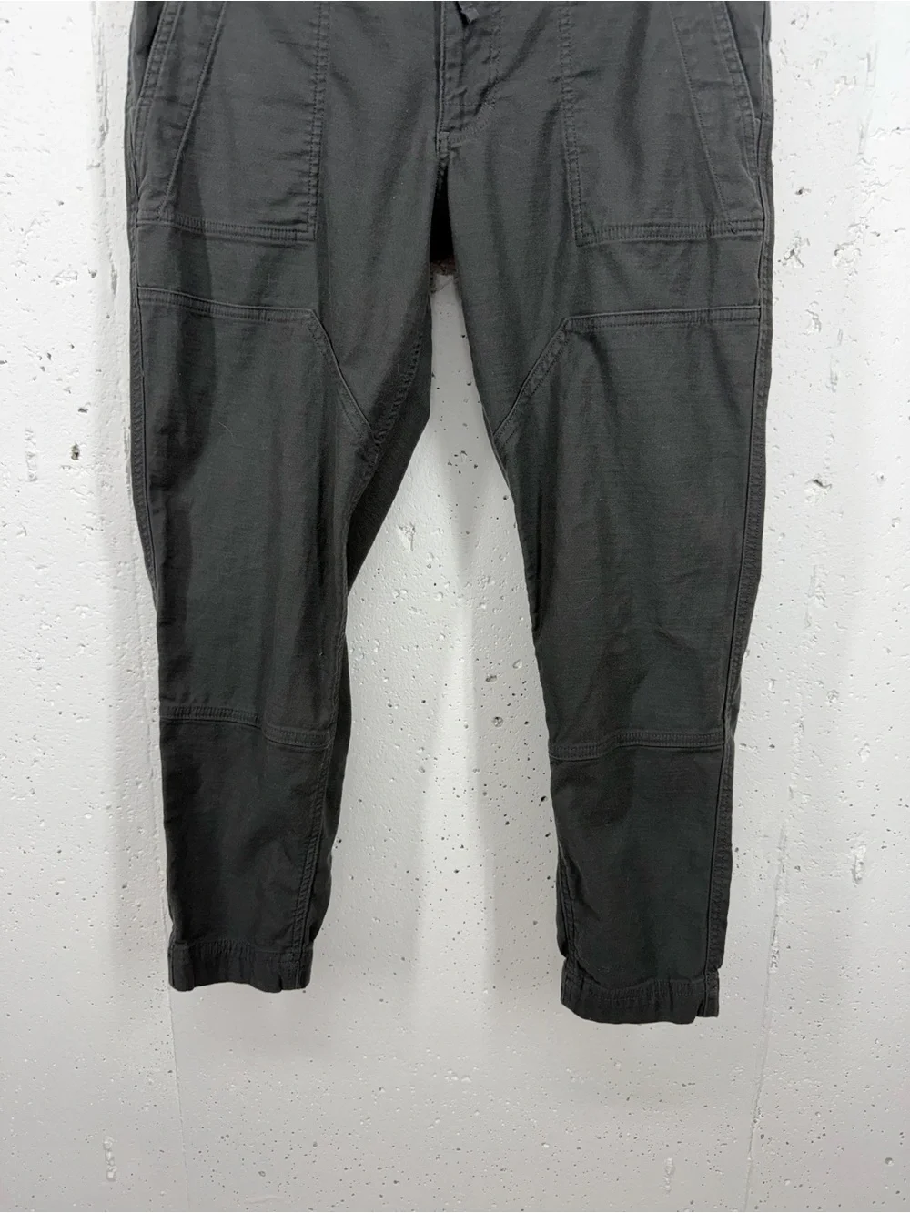 REI Co-op Men’s 34 x 27 Trailsmith Gray Canvas Utility Joggers Pants